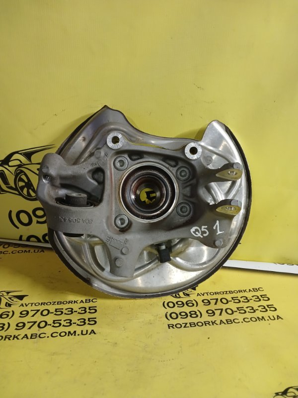 Запчасть цапфа ( поворотний кулак) задняя правая Audi Q5 2018 80A 2.0 80A505436J Б/У Цапфа ( Поворотний кулак) задняя правая Audi Q5 2018 80A 2.0 80A505436J Б/У