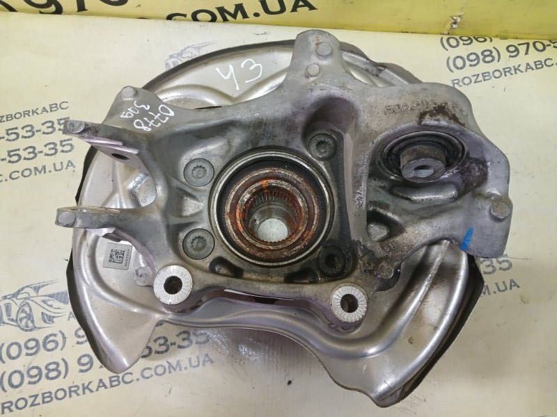 Запчасть цапфа ( поворотний кулак) задняя правая Audi Q5 2018 80A 2.0 80A505436J Б/У Цапфа ( Поворотний кулак) задняя правая Audi Q5 2018 80A 2.0 80A505436J Б/У