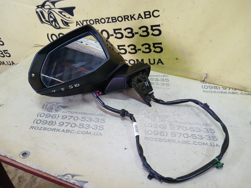 Зеркало заднего вида 15 пин левое Audi Q5 2020 80A DJYA 80B857409E 9B9 Б/У