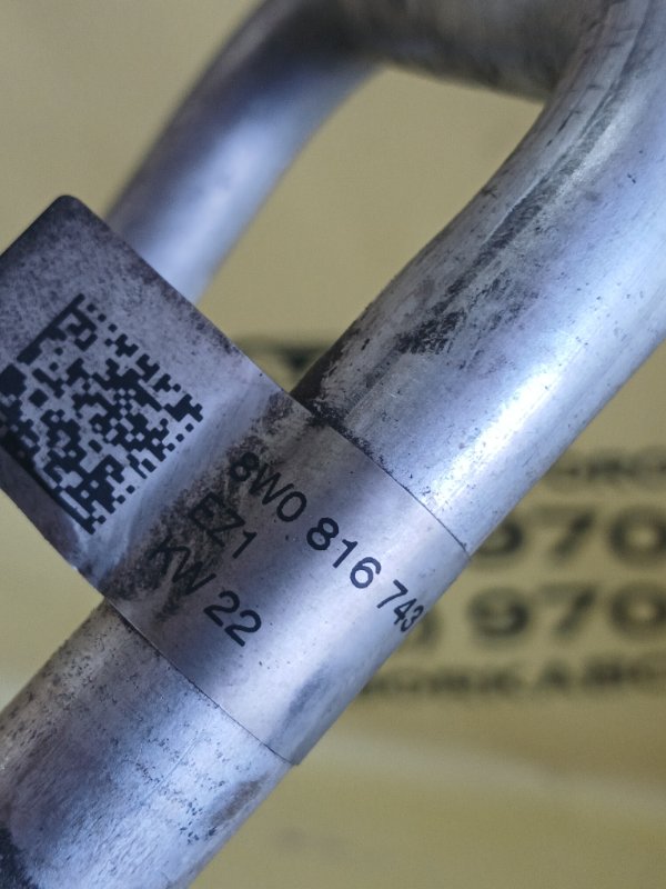 Трубка кондиционера A5 2019 Sportback 2.0 CYMC Трубка кондиционера A5 2019 Sportback 2.0 CYMC