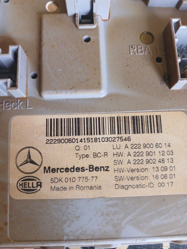 Блок управление Mercedes-Benz GLC 300 X253 2.0 27492031710098