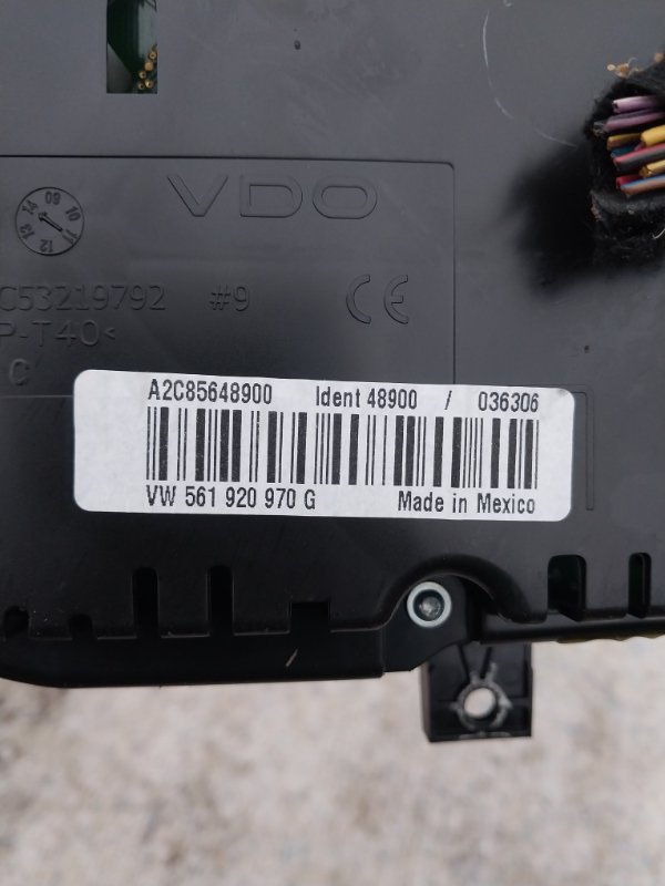 Панель приборов volkswagen passat B7 2.0