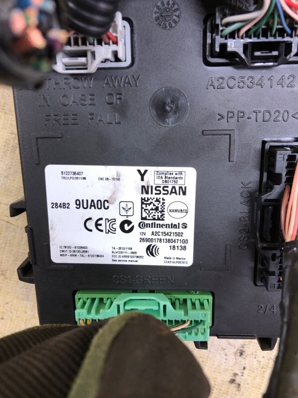 Блок управления Murano 2018 FWD 3.5