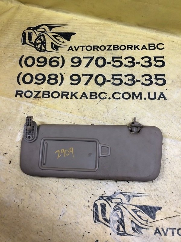 Козырек солнцезащитный передний левый Hyundai Elantra 2017 AD 2.0 85210F3130TTX Б/У