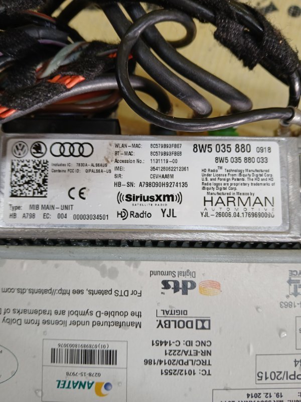 Блок управление мультимедиа Q5 2019 80A 2.0 Блок управление мультимедиа Q5 2019 80A 2.0