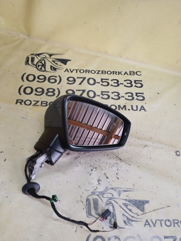 Запчасть зеркало заднего вида боковое переднее правое Volkswagen Tiguan 2019 Allspace 2.0 DGUA 5NN857508AC9B9 Б/У Зеркало заднего вида боковое переднее правое Volkswagen Tiguan 2019 Allspace 2.0 DGUA 5NN857508AC9B9 Б/У