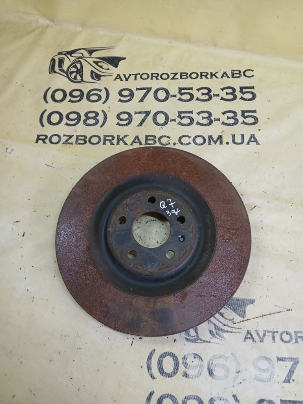 Запчасть диск тормозной задний Audi Q7 2016 4M 3.0 8W0615601K Б/У Диск тормозной задний Audi Q7 2016 4M 3.0 8W0615601K Б/У