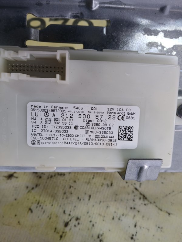 Блок управление безключевого доступа Mercedes-Benz gl 450 x166 276 3.0 biturbo Блок управление безключевого доступа Mercedes-Benz gl 450 x166 276 3.0 biturbo