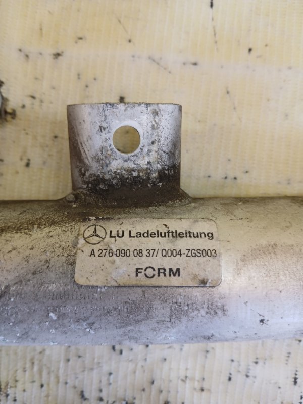 Патрубок интеркулера передний правый Mercedes-Benz gl 450 x166 276 3.0 biturbo Патрубок интеркулера передний правый Mercedes-Benz gl 450 x166 276 3.0 biturbo