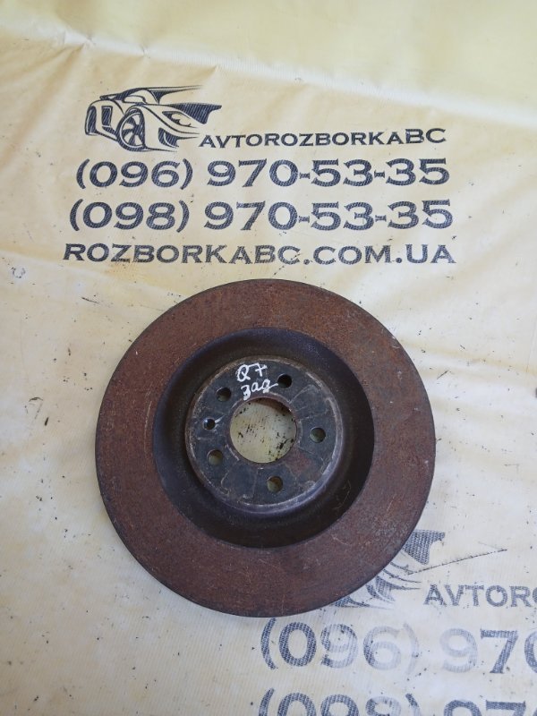 Запчасть диск тормозной задний Audi Q7 2016 4M 3.0 8W0615601K Б/У Диск тормозной задний Audi Q7 2016 4M 3.0 8W0615601K Б/У