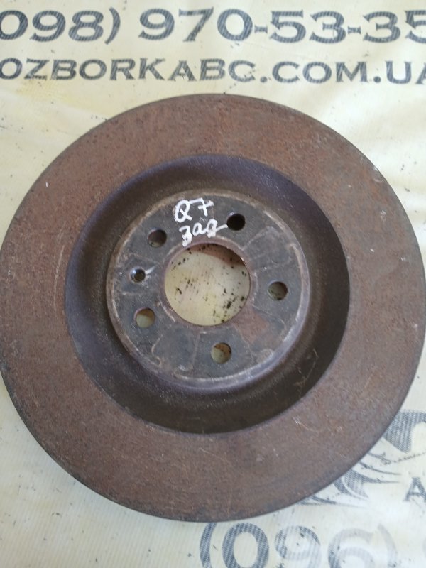 Диск тормозной задний Q7 2016 4M 3.0 Диск тормозной задний Q7 2016 4M 3.0