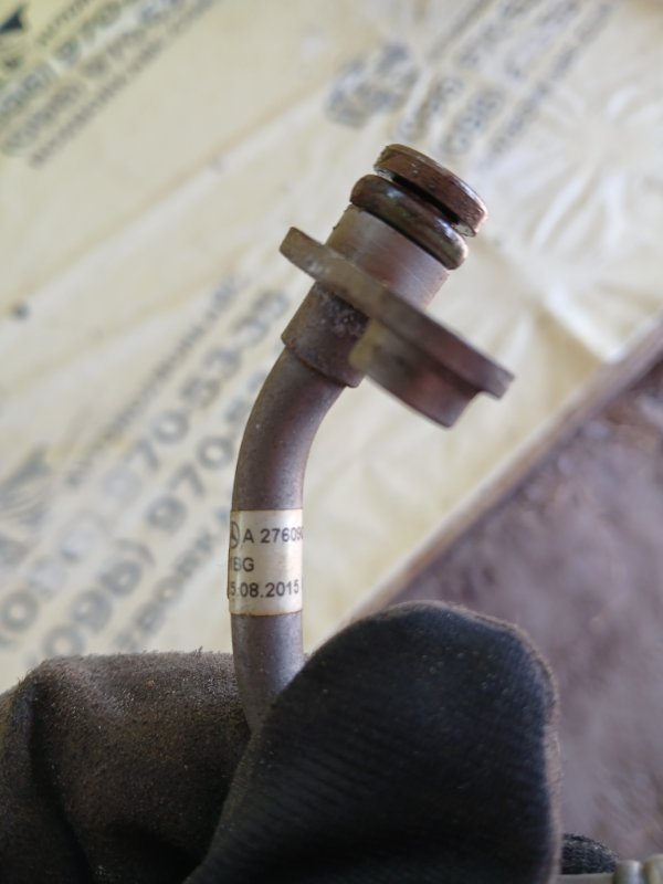 Трубка турбины Mercedes-Benz gl 450 x166 276 3.0 biturbo Трубка турбины Mercedes-Benz gl 450 x166 276 3.0 biturbo