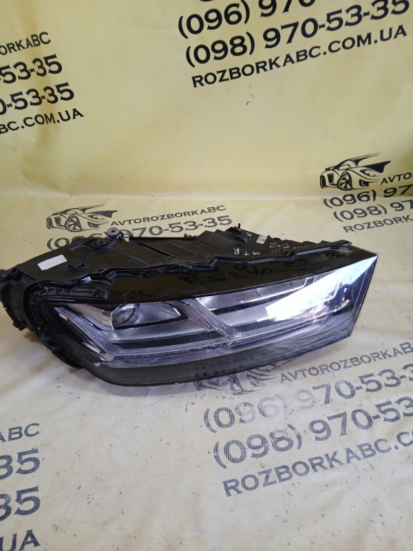Запчасть фара передняя правая Audi Q7 2016 4M 3.0 4M0941034B Б/У Фара передняя правая Audi Q7 2016 4M 3.0 4M0941034B Б/У