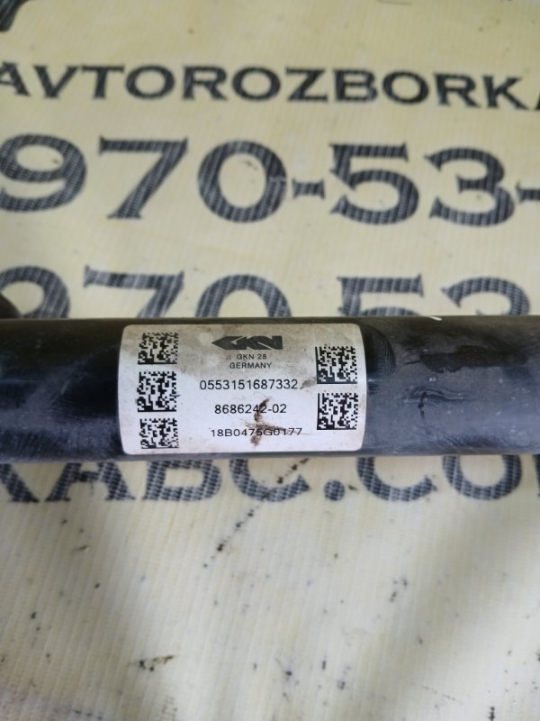 Полуось задний правый 530 2018 G30 XB1142M0 Полуось задний правый 530 2018 G30 XB1142M0