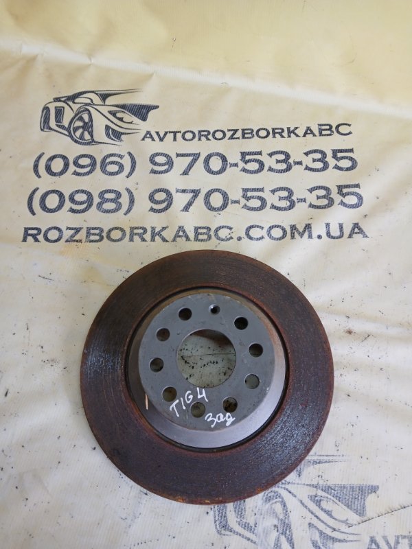 Запчасть диск тормозной задний Volkswagen Tiguan 2019 Allspace 2.0 DGUA 3Q0615601A Б/У Диск тормозной задний Volkswagen Tiguan 2019 Allspace 2.0 DGUA 3Q0615601A Б/У