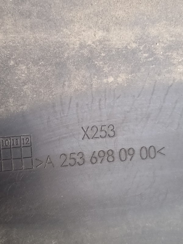 Накладка порога правая GLC 300 2019 X253 27492031846862