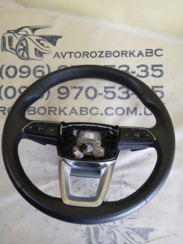 Запчасть руль Audi Q8 2019 DCBD 4M8 419 091 B MJM Б/У Руль Audi Q8 2019 DCBD 4M8 419 091 B MJM Б/У
