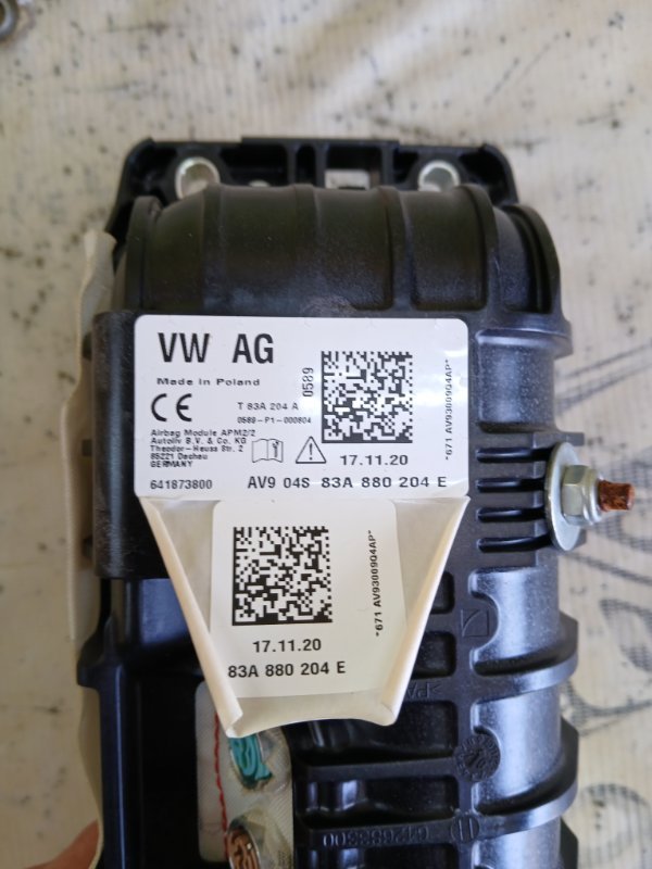 Подушка безопасности передняя Audi Q3 83A 2.0 CZRA