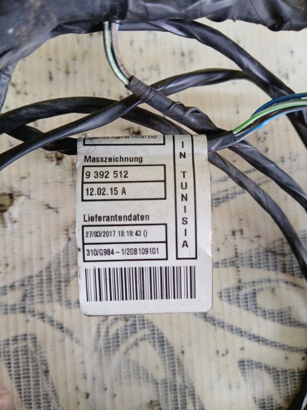 Проводка бампера передняя BMW X1 F48 B46A20
