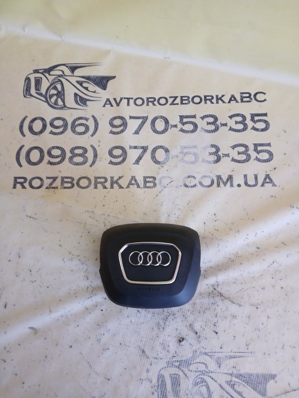 Подушка безопасности в руль Audi Q8 2019 3.0 DCBD 4M8880201B6PS Б/У