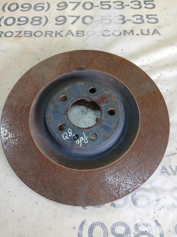 Диск тормозной задний Q8 2019 3.0 DCBD