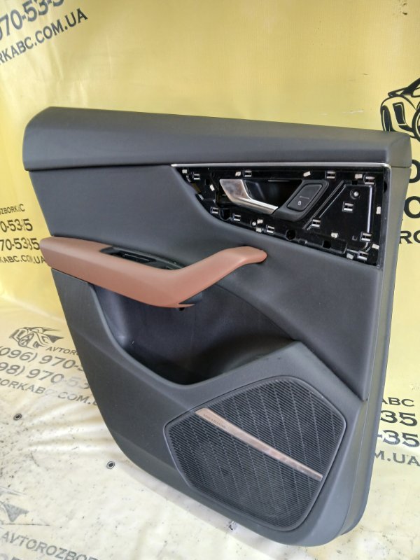 Карта двери задняя левая Q8 2019 3.0 DCBD Карта двери задняя левая Q8 2019 3.0 DCBD