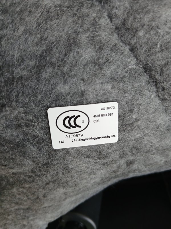 Карта двери задняя левая Q8 2019 3.0 DCBD Карта двери задняя левая Q8 2019 3.0 DCBD