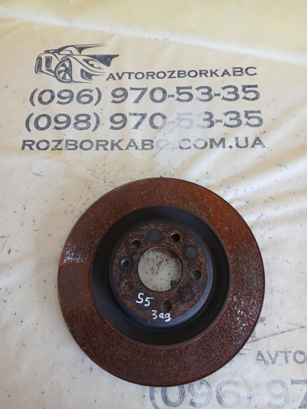 Запчасть диск тормозной задний Audi S5 2017 Coupe 3.0 CWGD 4M0615301AB Б/У Диск тормозной задний Audi S5 2017 Coupe 3.0 CWGD 4M0615301AB Б/У