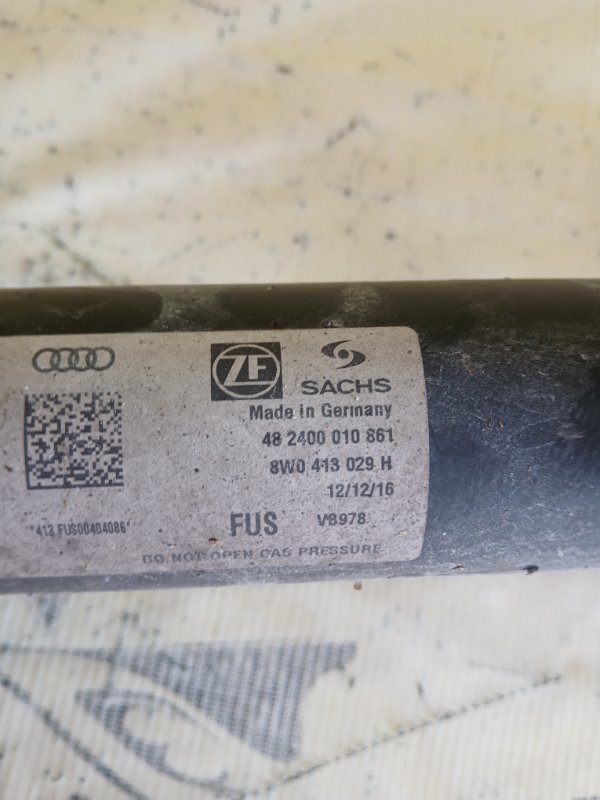 Амортизатор подвески передний левый S5 2017 Coupe 3.0 CWGD Амортизатор подвески передний левый S5 2017 Coupe 3.0 CWGD