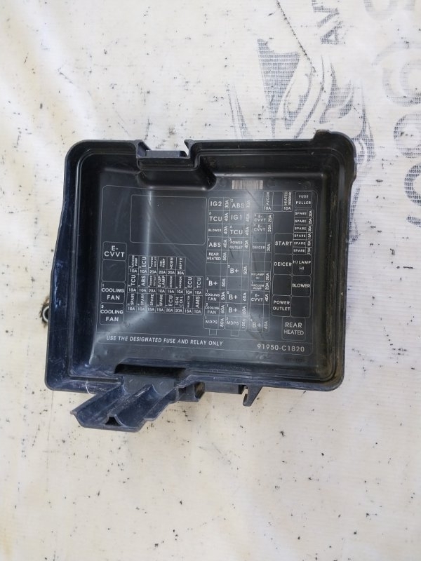 Крышка блока предохранителей Hyundai Sonata 2.4