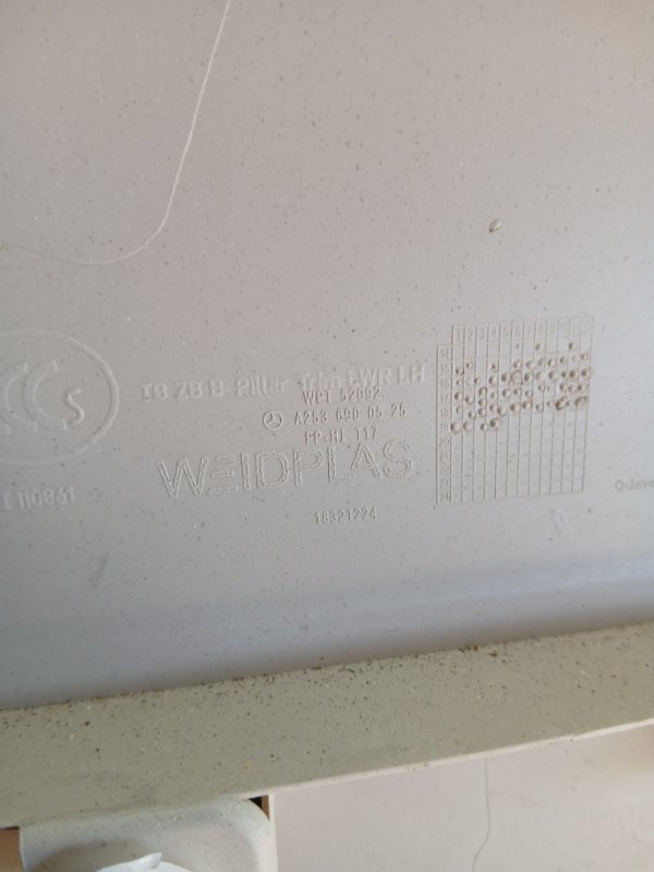 Накладка стойки левая GLC 300 2019 X253 27492031846862 Накладка стойки левая GLC 300 2019 X253 27492031846862