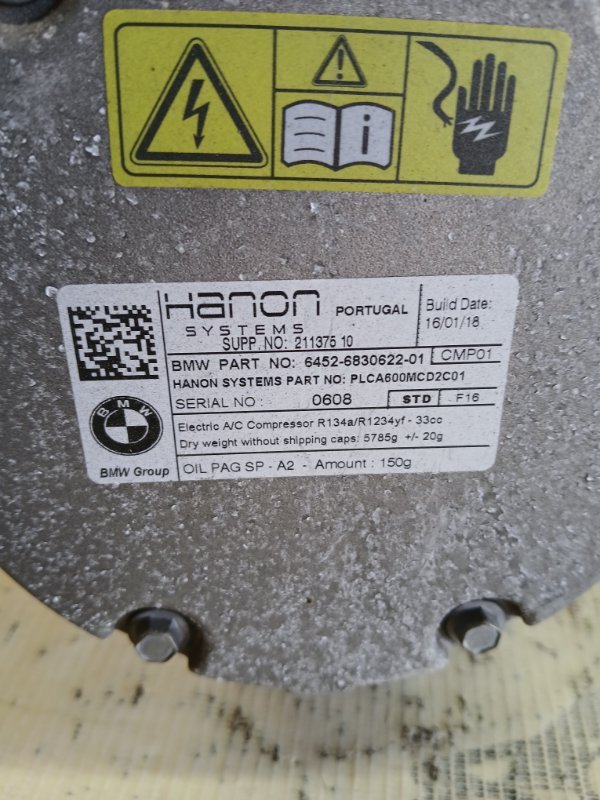 Компрессор кондиционера 530 2018 G30 XB1142M0 Компрессор кондиционера 530 2018 G30 XB1142M0