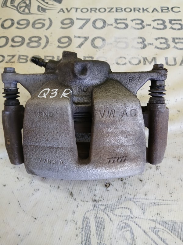 Суппорт тормозной передний правый Q3 2021 83A 2.0 CZRA Суппорт тормозной передний правый Q3 2021 83A 2.0 CZRA