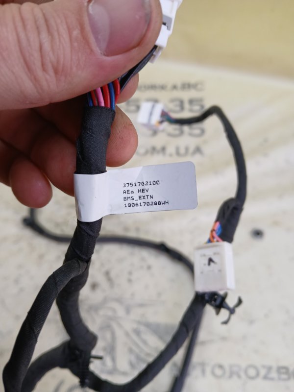 Проводка Ioniq Hybrid 2019 1.6 DOHC - GDI Проводка Ioniq Hybrid 2019 1.6 DOHC - GDI