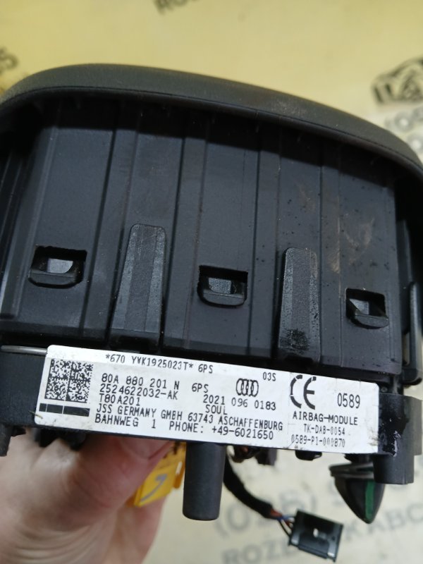 Подушка безопасности в руль Q5 2021 80A 2.0 Подушка безопасности в руль Q5 2021 80A 2.0