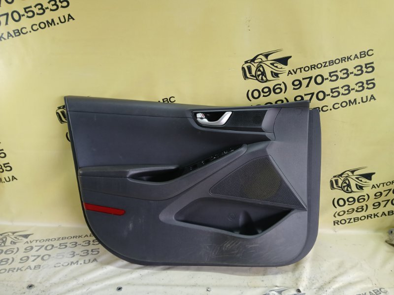 Запчасть карта двери передняя левая Hyundai Ioniq Hybrid 2019 1.6 DOHC - GDI 82330G2000 Б/У Карта двери передняя левая Hyundai Ioniq Hybrid 2019 1.6 DOHC - GDI 82330G2000 Б/У