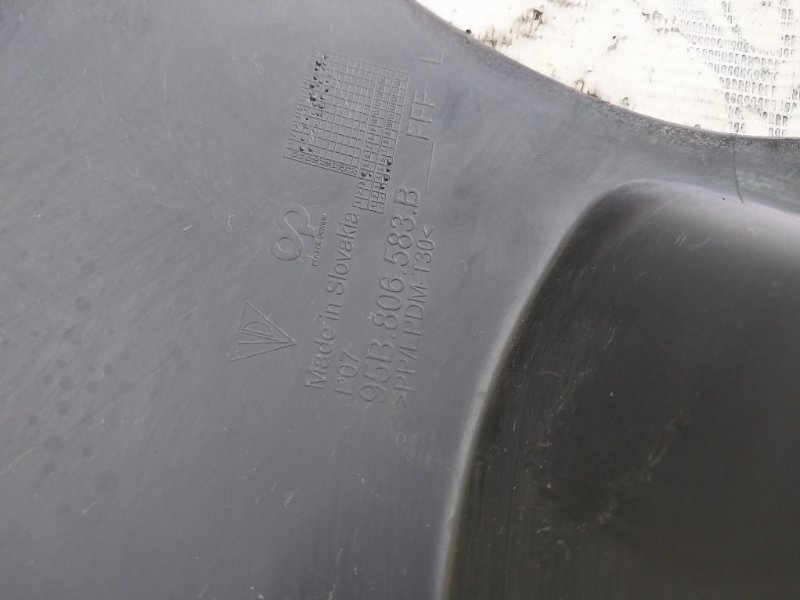 Накладка крыла передняя левая Macan 2015 95B CTMA Накладка крыла передняя левая Macan 2015 95B CTMA