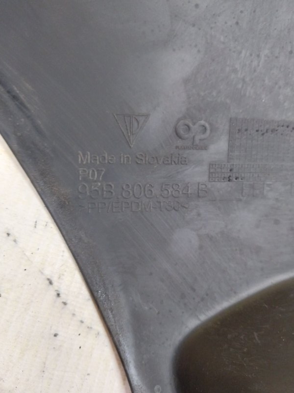 Накладка крыла передняя правая Macan 2015 95B CTMA Накладка крыла передняя правая Macan 2015 95B CTMA