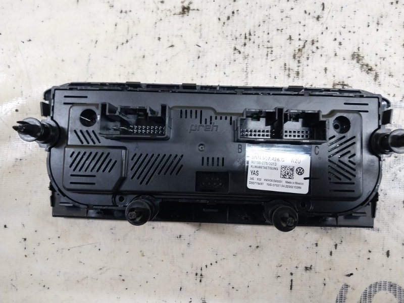 Блок управления климат-контролем Volkswagen Tiguan Tiguan 2 2.0 DTEA Блок управления климат-контролем Volkswagen Tiguan Tiguan 2 2.0 DTEA