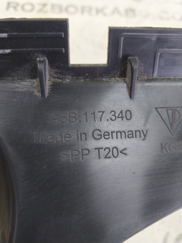 Дефлектор радиатора правый Porsche Macan 95B CTMA Дефлектор радиатора правый Porsche Macan 95B CTMA