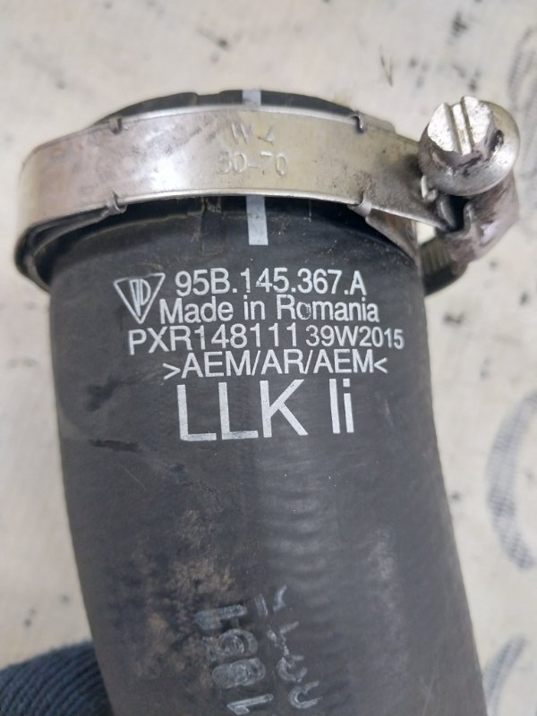 Патрубок интеркулера Porsche Macan 95B CTMA Патрубок интеркулера Porsche Macan 95B CTMA