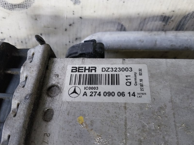 Интеркулер GLC 300 2019 X253 27492031635081 Интеркулер GLC 300 2019 X253 27492031635081