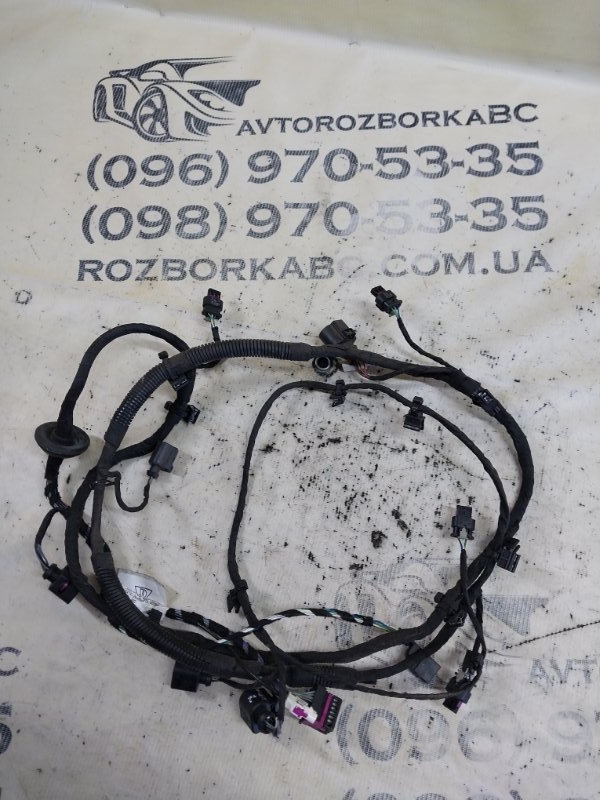 Запчасть проводка бампера задняя Porsche Macan 2015 95B CTMA 95B971104P Б/У Проводка бампера задняя Porsche Macan 2015 95B CTMA 95B971104P Б/У