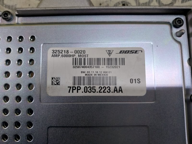 Усилитель звука Macan 2015 95B CTMA Усилитель звука Macan 2015 95B CTMA