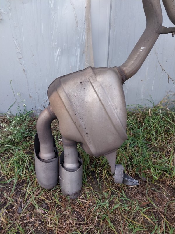 Глушитель задняя часть с бочкой Macan 2015 95B CTMA Глушитель задняя часть с бочкой Macan 2015 95B CTMA