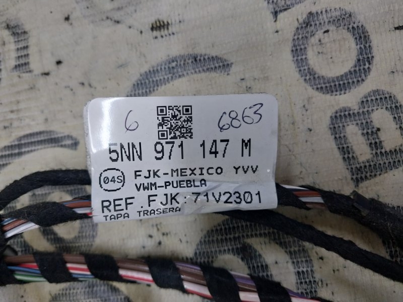 Проводка крышки багажника Volkswagen Tiguan Tiguan 2 2.0 DTEA Проводка крышки багажника Volkswagen Tiguan Tiguan 2 2.0 DTEA