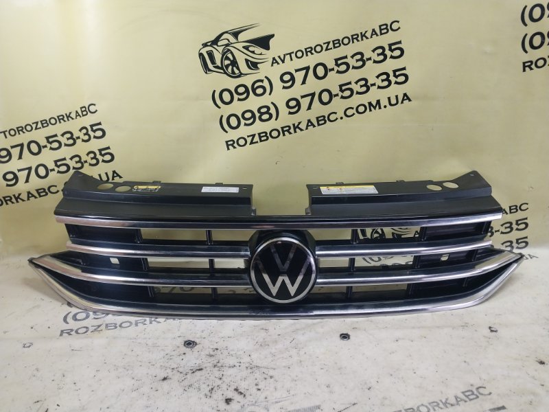 Запчасть решетка бампера передняя Volkswagen Tiguan 2022 Tiguan 2 2.0 DTEA 5NN853651SZLL Б/У Решетка бампера передняя Volkswagen Tiguan 2022 Tiguan 2 2.0 DTEA 5NN853651SZLL Б/У