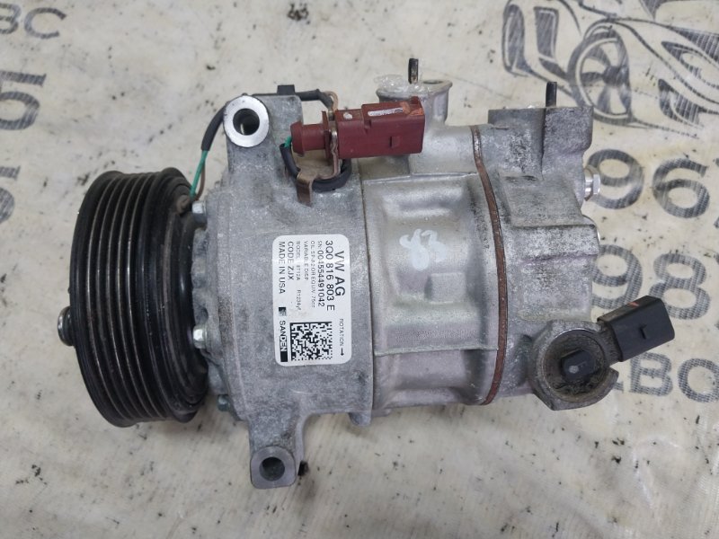 Компрессор кондиционера Volkswagen Tiguan Tiguan 2 2.0 DTEA Компрессор кондиционера Volkswagen Tiguan Tiguan 2 2.0 DTEA