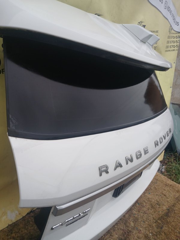 Крышка багажника задняя Evoque 2016 L538 2.0L 16V TIVCT T/C Gen2 Крышка багажника задняя Evoque 2016 L538 2.0L 16V TIVCT T/C Gen2