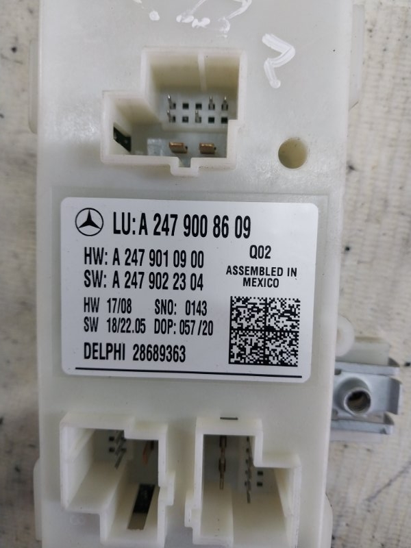 Блок управление крышкой багажника Mercedes-Benz GLB X247 D260920(D19)